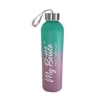 Renkli 750 ml Motivasyon Cam Su Matarası HK2707