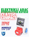 Classic COMPACT'' Trifaze Elektrikli Araç Kombinasyon Kutusu 5x32A+1x16A, 5 Yıl Garanti V i k o / P a n a s o n i c