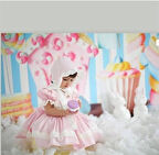 Pembe Saten Vintage Kız Bebek Elbisesi, Özel Dikim Kız Çocuk Elbisesi, Doğum günü elbisesi, fotoğraf çekim elbisesi, Kız Bebek Hediyesi, 0-12 Yaşa Uygun