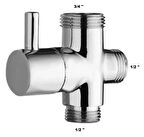 Banyo Robot Duş Seti Yönlendirici Musluk 1/2 - 1/2 - 3/4
