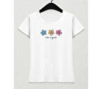 Life Is Good – Feminine Fit T-Shirt Beyaz