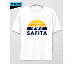 Safita: The Essence of Peaceful Living T-Shirt Beyaz