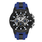 Quantum HNG535.659 Erkek Spor Saat – Siyah Kasa, Mavi Silikon Kordon