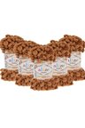 Puffy El Örgü Ipliği 5'li Paket - 179 Deve Tüyü - 100 Gr. 9 Mt. Parmak Örgü Ipi