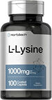 Horbäach L-Lysine Lizin 1000mg Essential Amino Acid 100 Tablet
