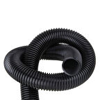 srfn ticaret Yüksek Dayanımlı (1.7 Metre) 32 mm Çaplı Ev-Ofis-Endüstriyel ve Ticari Hava Emiş Hortumu-Siyah