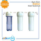 OverWater 10’’ ( inç ) 3 ’lü Housing Seti - Filtre Kabı - Filtre Yuvası
