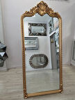 Ayna Denizi Princess Gold Model Altın Renk Dekoratif Ayaklı Boy Aynası
