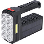 Güneş Enerjili Kamp Av Feneri - Taşınabilir Işıldak  Fener