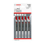 Bosch  - Temiz Kesim Serisi Pvc İçin T 102 H Dekupaj Testeresi Bıçağı - 5'Li Paket