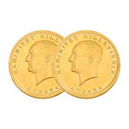 2 Adet Eski Tarihli Cumhuriyet Altını - Ata Lirası