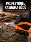 Kapı Uzun İnce Çeneli Profesyonel Kargaburun Dayanıklı Çelik El Aleti