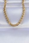 316L Çelik Gold Renk Arpa Model Kolye 5886