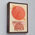 Altın Çerçeveli İskandinav Soyut Tablo