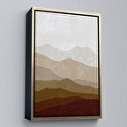 Altın Çerçeveli Çocuk Odası Sevimli Yavru Kaplan Tablosu