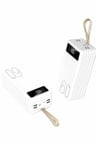 Powerbank 60.000 Mah Taşınabilir Şarj Hızlı El Fenerli Dijital Göstergeli