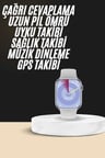 Akıllı Saat Kulaklık Hediyeli Uyku ve Sağlık Takibi Yapabilen Uzun Ömürlü