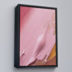 Siyah Çerçeveli Yağlıboya Görünümlü Modern Tablo