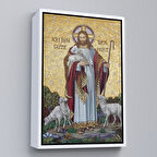 Beyaz Çerçeveli Cennetin ve Sonsuzluğun Yeşil Otlakları Duvar Tablosu, Büyük Gregory