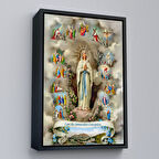 Siyah Çerçeveli Hristiyan Doğum Duvar Tablosu