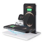 ALLY 4 in1 15W Kablosuz Hızlı Şarj Standı İPhone+İwatch+AirPods Pro Wireless-(5775)