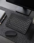 Bluetooth Klavye Mouse Seti Taşınabilir Wireless Bilgisayar Aksesuarı