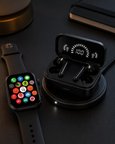 Spor ve Günlük Kullanıma Uygun Akıllı Saat ve Bluetooth Kulaklık Seti Yüksek Performans