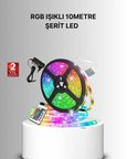 Uzaktan Kumandalı RGB Smart Şerit LED Işık Esnek ve Taşınabilir Dekorasyon