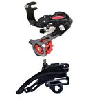 HSGL BİSİKLET  SİYAH ARKA KULAKLI ÖN ÜSTTEN MODEL ATTIRICI SET