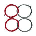 HSGL BİSİKLET FREN KIRMIZI DIŞ KABLO VE TEL SET