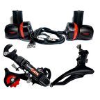 HSGL BİSİKLET ÖN ARKA ATTIRICI ve VİTES KOLU SET