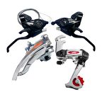 HSGL BİSİKLET VİTES SETİ ÖN ARKA ATTIRICI ve KOLLARI