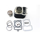 Hsgl Motorsiklet Cg150 13 perno 62mm Siyah Silindir Atg Sekman Conta Takımı Piston 51006