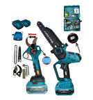 HSGL HKT Akülü Budama Testere Set 21V Şarjlı Zincirli Testere Güçlü Motor Taşıma Çantalı