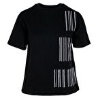 Liviana Conti Çizgi Baskılı Kısa Kollu Tişört 