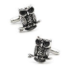 Baykuş Tasarım Erkek Gömlek Kol Düğmesi