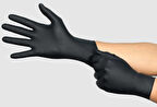 Ansell 94-242, MICROFLEX Antisatik Siyah Nitril Eldiven M Beden (100’lü Paket)