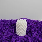 Tarçın Kokulu Silindir Bubble Mum - Soya Mumu