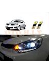 Renault Clio 2 Makyajlı Uyumlu Park Ampulü Beyaz Led Aydınlatma Ampulü Canbus'li