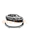 Renault Fluence 2013 Ve Üzeri Uyumlu Esnek Ayarlanabilir 3 Parça Kanatlı Piano Black Ön Lip