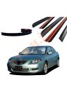 MAZDA 3 10-13 UYUMLU BAGAJ ÜSTÜ SPOİLER MAT SİYAH