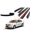 SKODA RAPİD 13-18 UYUMLU BAGAJ ÜSTÜ SPOİLER MAT SİYAH