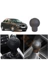 SEAT CORDOBA 03-09 MANUEL UYUMLU VİTES KILIFI MASAJLI MAT SİYAH