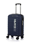 Hotowa Gold Polipropilen Valiz 8010 Gece Mavisi TSA Kilitli Kabin Boy