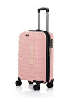 Hotowa Gold Polipropilen Valiz 8010 Pembe TSA Kilitli Kabin Boy