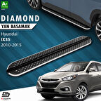 S-Dizayn Hyundai IX-35 Diamond Krom Yan Basamak 173 Cm 2010-2015 A+ Kalite