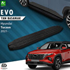 S-Dizayn Hyundai Tucson 4 Evo Siyah Yan Basamak 173 Cm 2021-2024 A+ Kalite