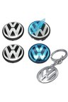 Volkswagen Sharan Orjinal Tip Jant Göbeği 55-65mm Krom Anahtarlık