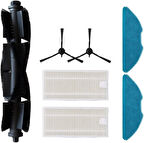 srfn ticaret Grundig VCR 4230 - 6230 - 7230 Uyumlu Robot Süpürge Seti - 7 Parça