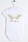 Meleğim Özel Tasarım Bebek Zıbın Pamuklu Çıtçıtlı Body